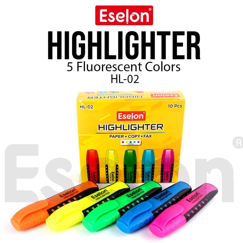 

KODE D26Q 1pcs Highlighter Fluorescent Eselon HL2 1pack Highlighter Penanda