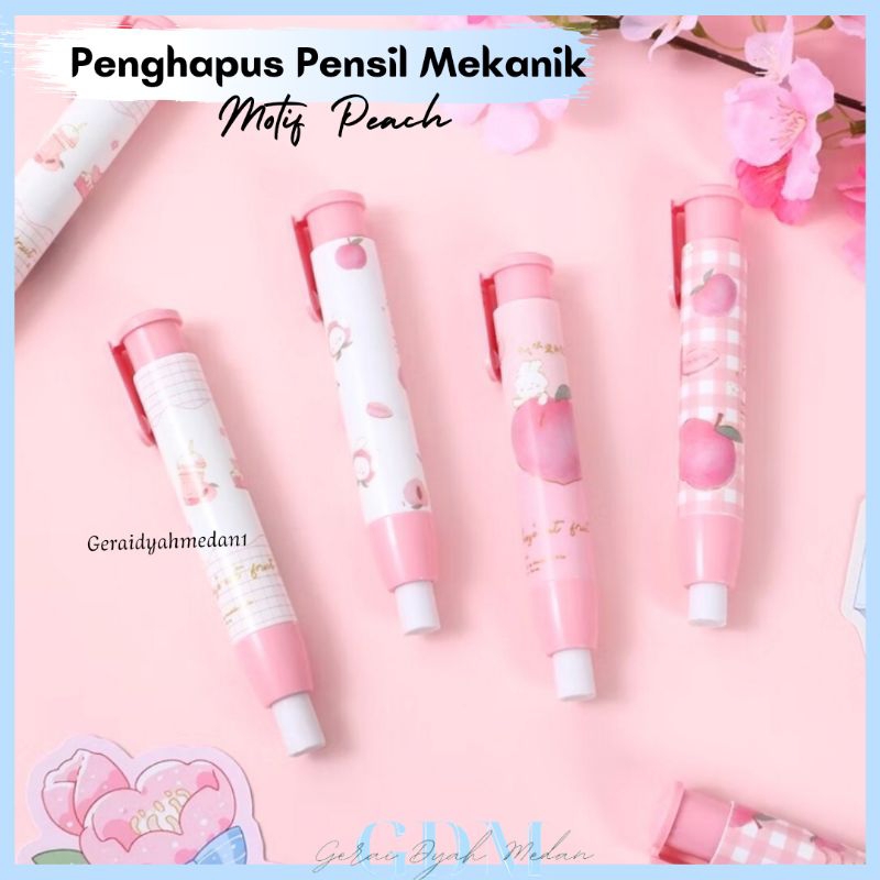 

Penghapus Pensil Mekanik Motif Pink Peach