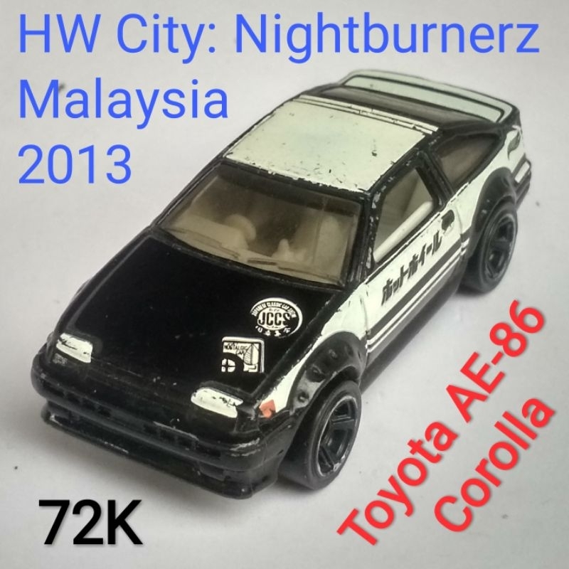 Hot Wheels Toyota Corolla AE86