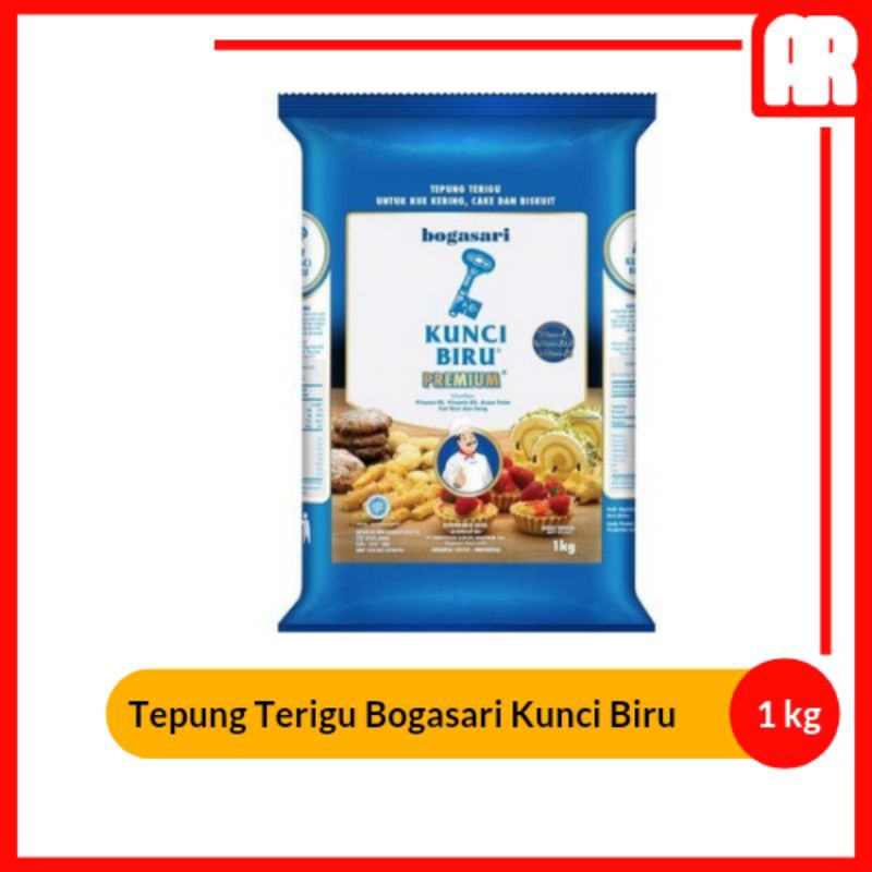 

Tepung Terigu Bagasari Kunci Biru 1kg | AR Ostore