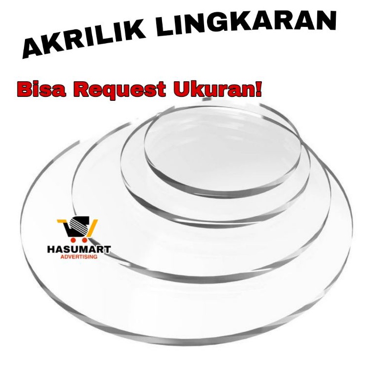 

KODE J18S Akrilik bulat 6cm Akrilik lingkaran Acrylic Lembaran