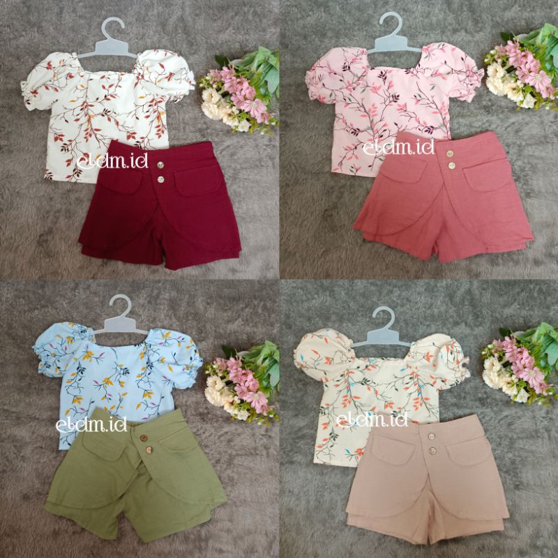 baju anak set michy