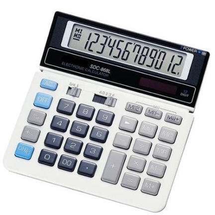 

KODE T99K Kalkulator Calculator SDC 868L 12Digit