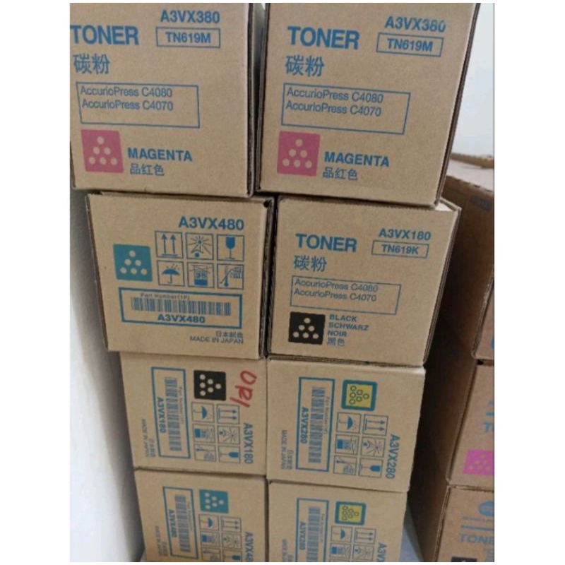 TONER KONIKA MINOLTA TN 619 ORIGINAL SEGEL BIRU