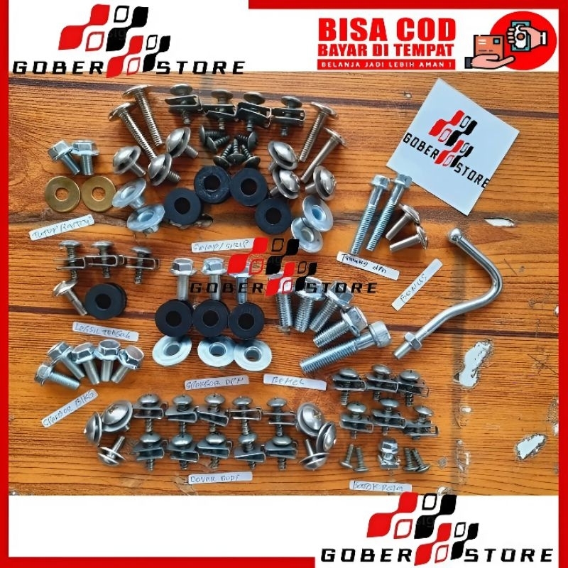 Baud Baut Suzuki Satria Lumba Full Set Full Body / Baut Baud Satria Lumba Full Body / Baud Baut Suzu
