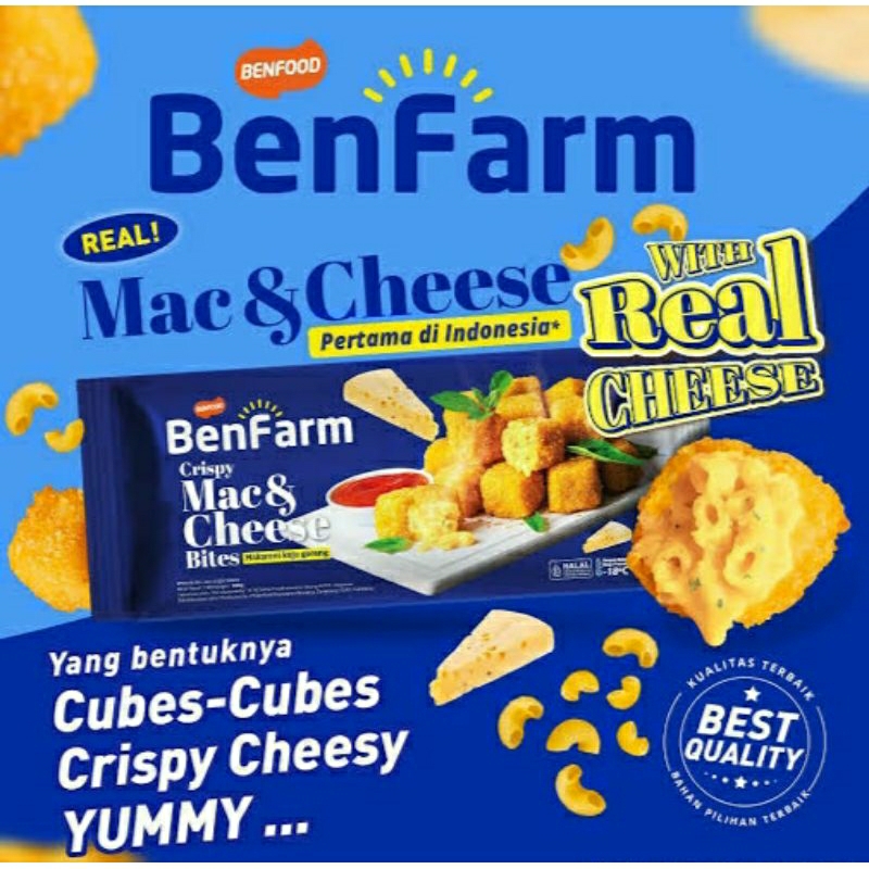 

Benfarm Mac & Cheese Cube Makaroni Keju Enak