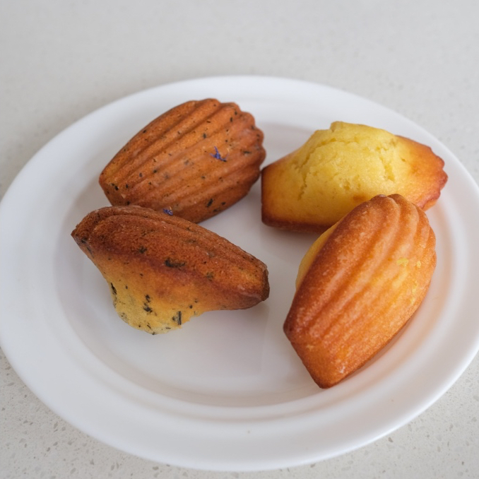 

Less Sugar Madeleines Cake Lemon Earl Grey Brown Butter Chocolate Mordelight