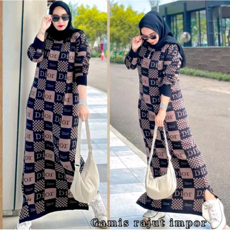 DRESS RAJUT IMPORT | DRESS RAJUT BANGKOK | RAJUR BKK | DRESS RAJUT DIOR