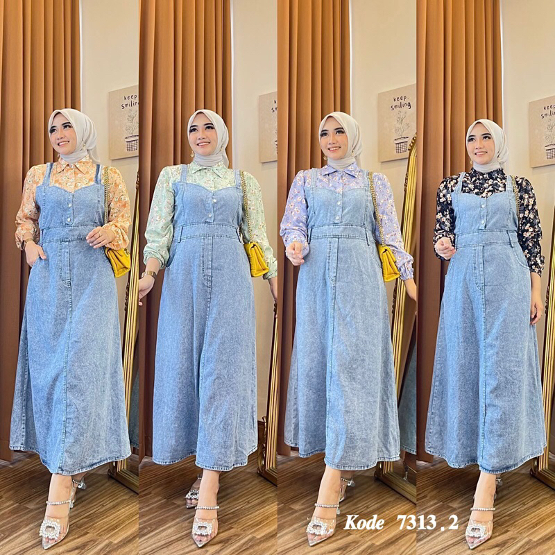 DRESS JEANS ZARA KOMBI | GAMIS JEANS ZARA PREMIUM | DRES ZARA BKK | ZARA JEANS GAMIS | GAMIS JEANS