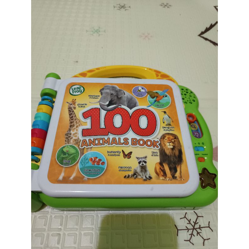 Leap Frog 100 Animals Book Preloved, Soundbook hewan LeapFrog