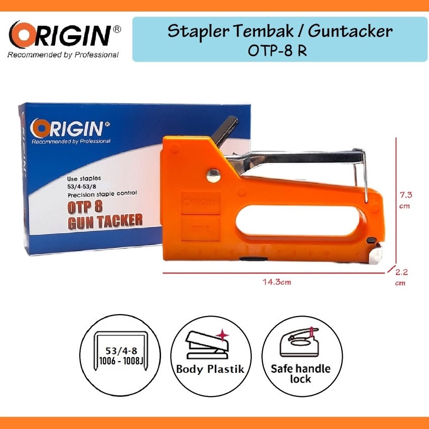 KODE L69W Alat Stapler Tembak Jok Kulit OTP 8N  Stapler Kayu Guntacker OTP8N