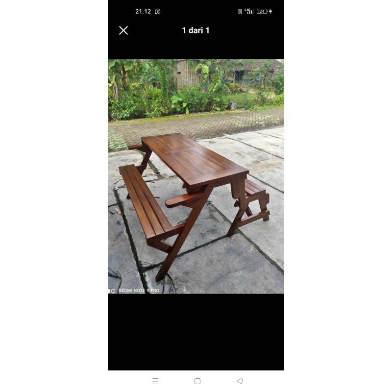 kursi meja lipat/kursi taman/kursi cafe
