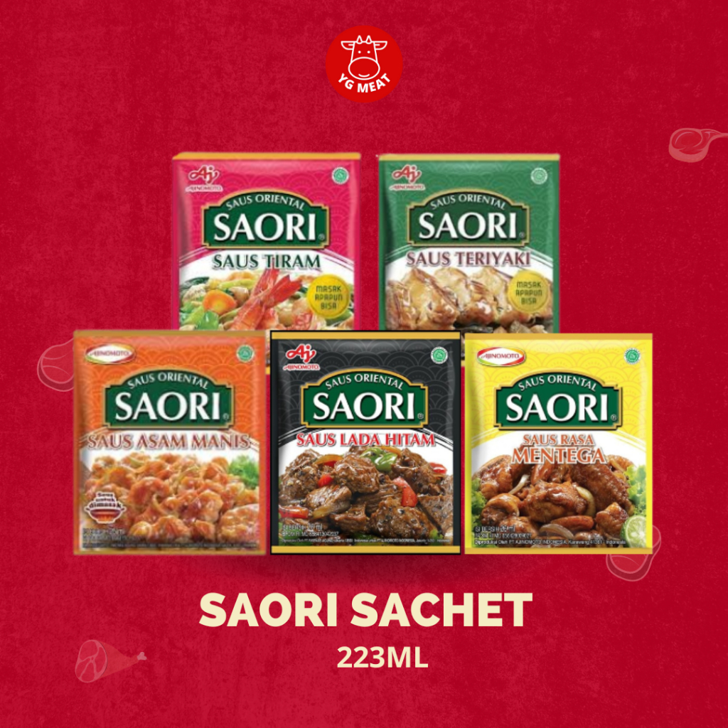 Saori | Saos Tiram | Saos Lada Hitam | Saos Teriyaki | Saos Mentega | Saos Asam Manis