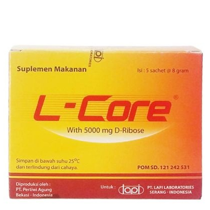 L-CORE Per Box 5 Sachet - Suplemen Untuk Memulihkan Energi