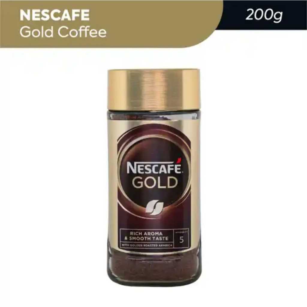 

Nescafe Gold Instant Coffee Intense 5 Rich Aroma & Smooth Taste