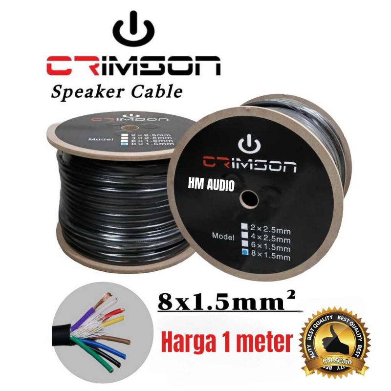 Kabel 8 x 1,5 Crimson Kabel Speaker Crimson 8 x1,5 serabut