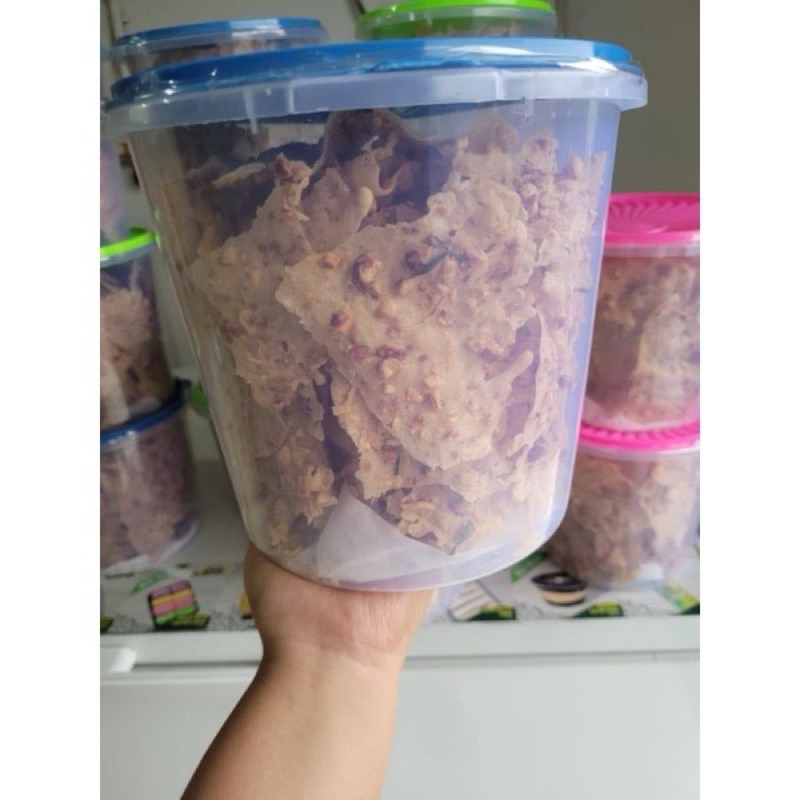 

Peyek kacang tanah toples 5 Liter