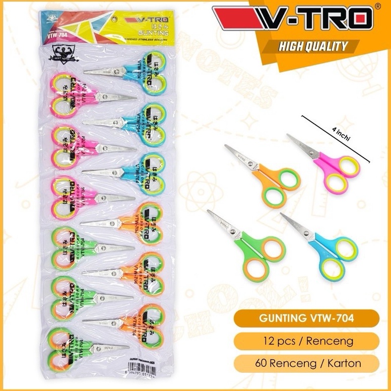 

KODE X99I Harga 1 RENTENG KECIL 12pcs gunting KECIL warna alat pemotong