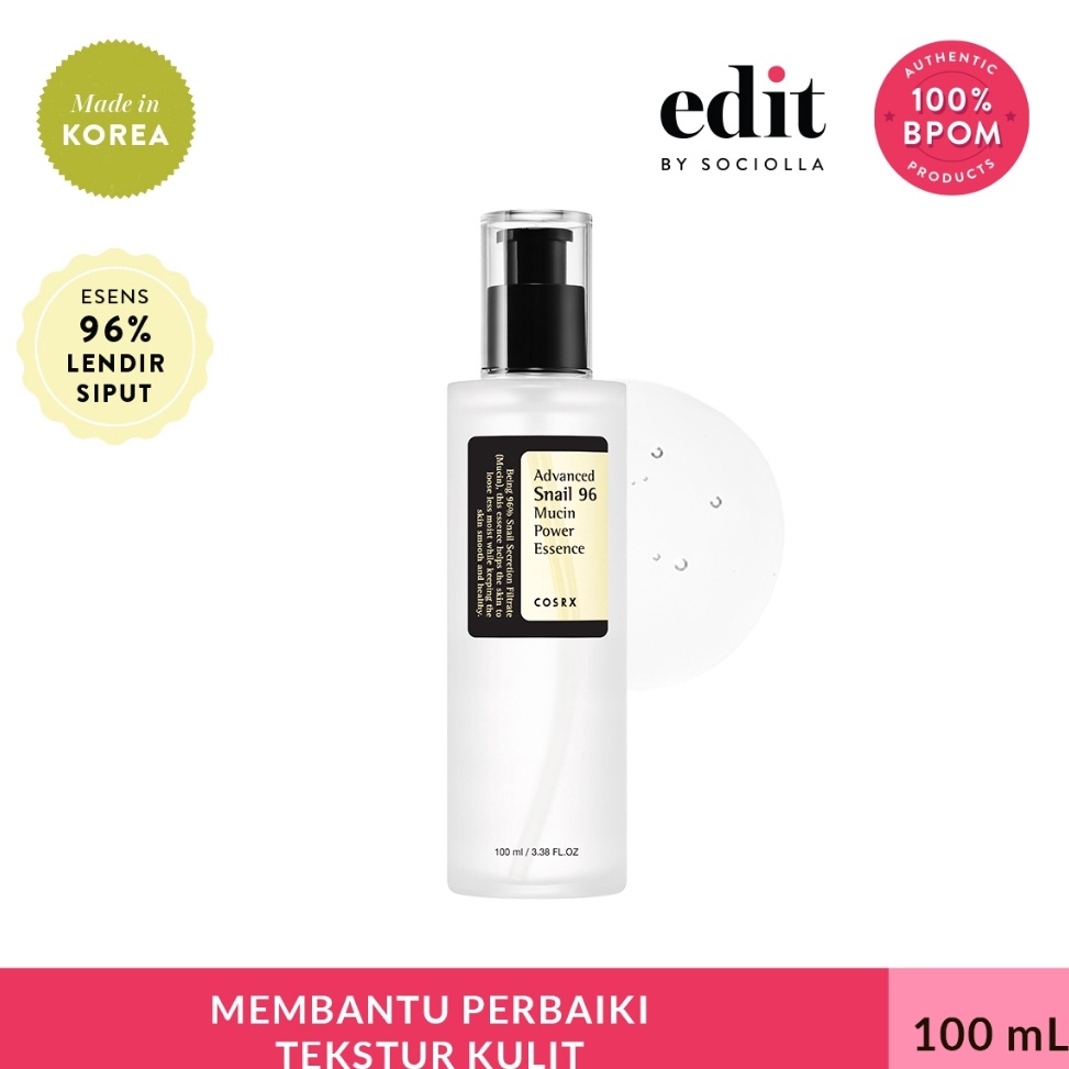 COSRX Advanced Snail Mucin 96 Power Essence  1 ml  Formula Lendir Siput  Skincare l KS3