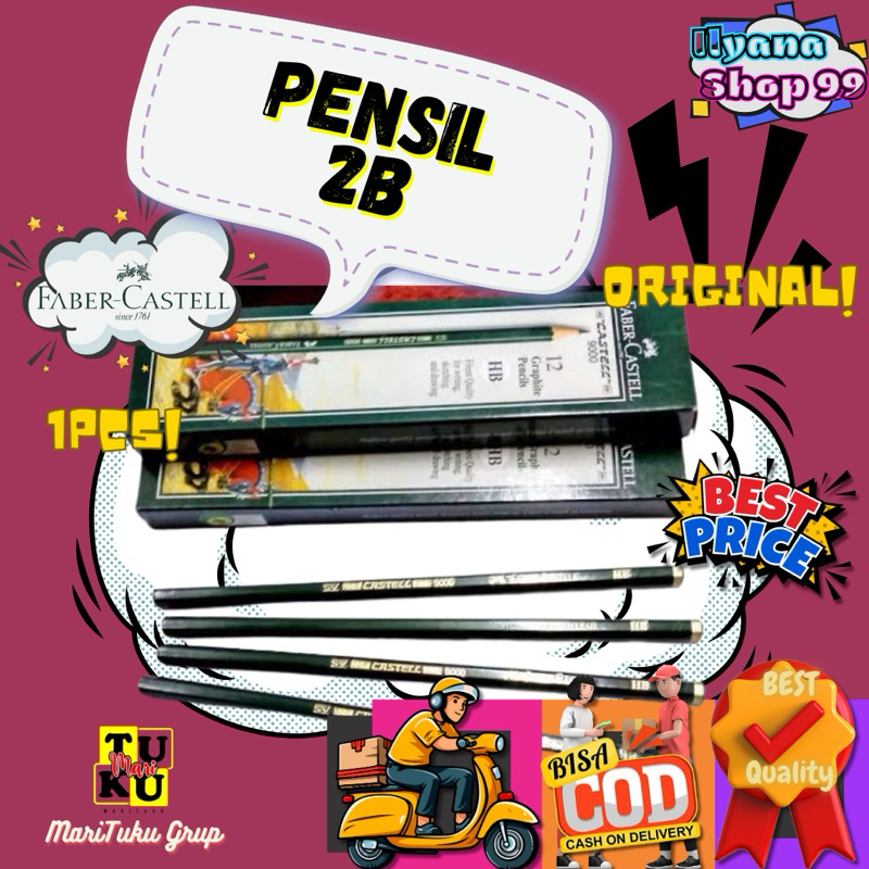 

Pensil 2b Faber Castell / pensil 2b for computer