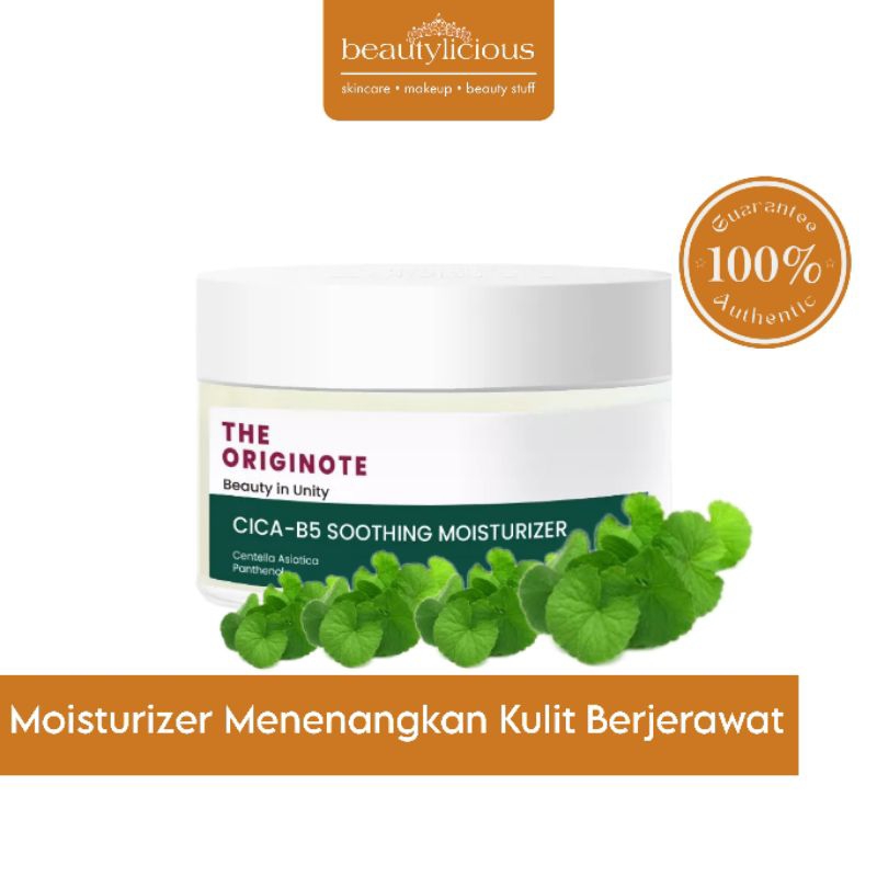 beautylicious|The Originote - B5 Soothing Moisturizer Pelembap Wajah Centella Asiatica 50ml