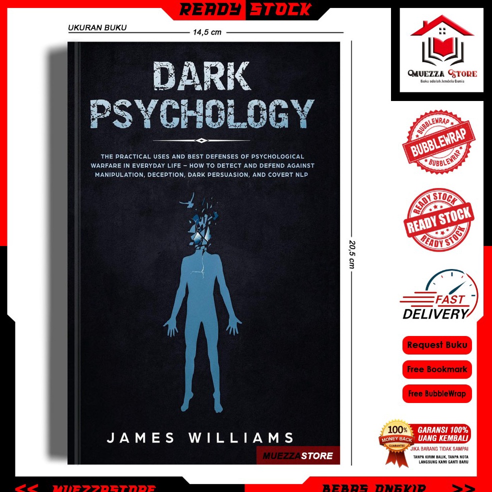 KODE J59P Dark Psychology by James Will IndonesiaEnglish