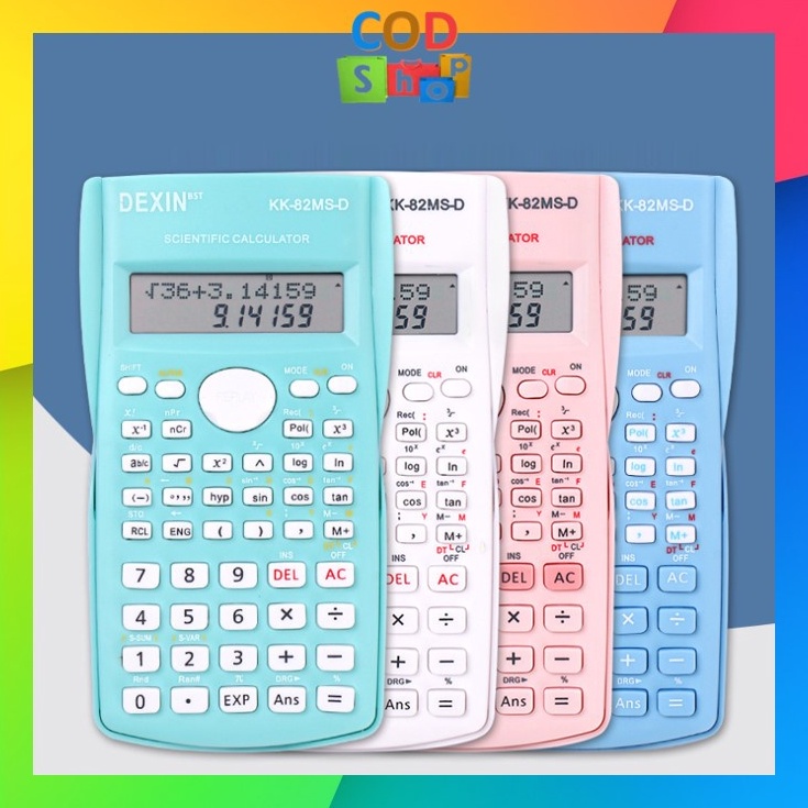 

KODE Y6T COD S5977 Kalkulator Sekolah Kalkulator Scientific Kalkulator Ilmiah 24 Fungsi Kalkulator Sains Kalkulator SinCosTan