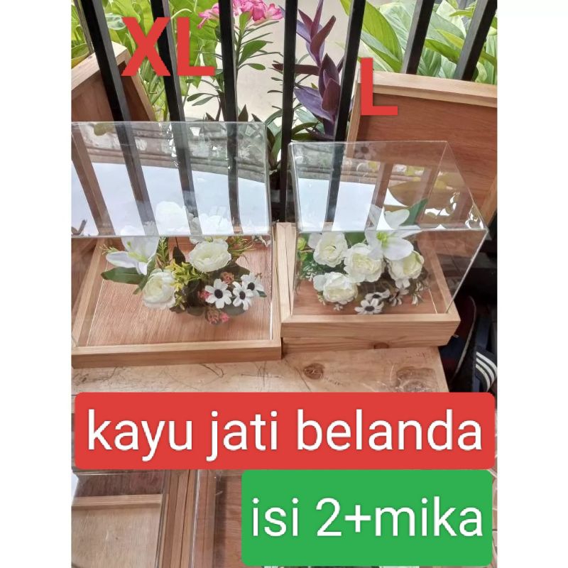 

BAKI BOK PERNIKAHAN ISI2 PLUS MIKA (XL+L) KOTAK KAYU RUSTY