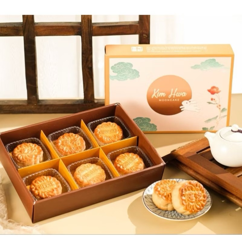 Mooncake Kim Hwa Kue bulan Chung Ciu Pia Mini 1 kotak isi 6
