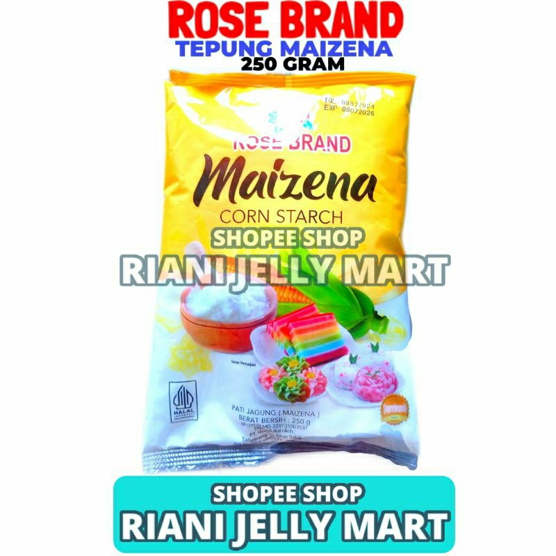 

Tepung Maizena Corn Starch Rose Brand 250 Gram