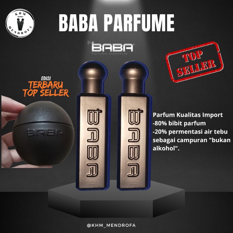 PARFUM VIRAL BABA PARFUM ORIGINAL 100℅ WANGI TAHAN LAMA