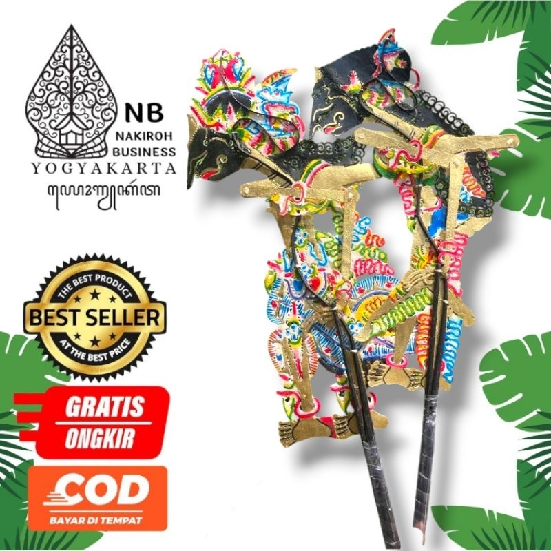 NAKIROHBUSINESS Wayang kulit RAMA SHINTA/Wayang bahan kulit sapi ASLI RAMA SHINTA Ukuran Standar Dal