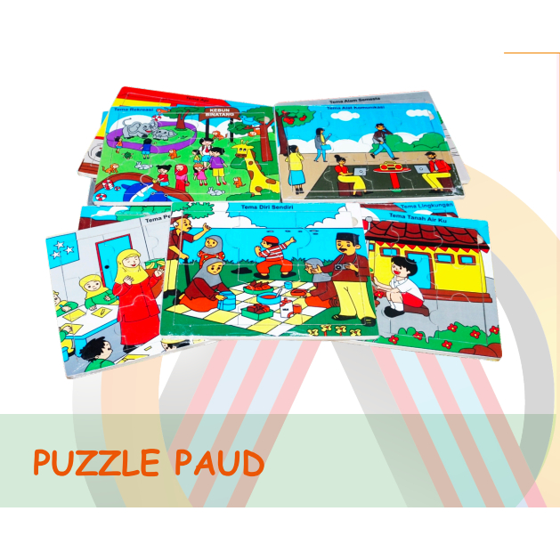 Mainan Puzzle Kayu anak - DAK APE - ASAKA TOYS