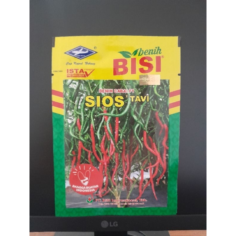 Beni Bibit Merah Keriting Cabai Sios Tavi cap Kapal Terbang