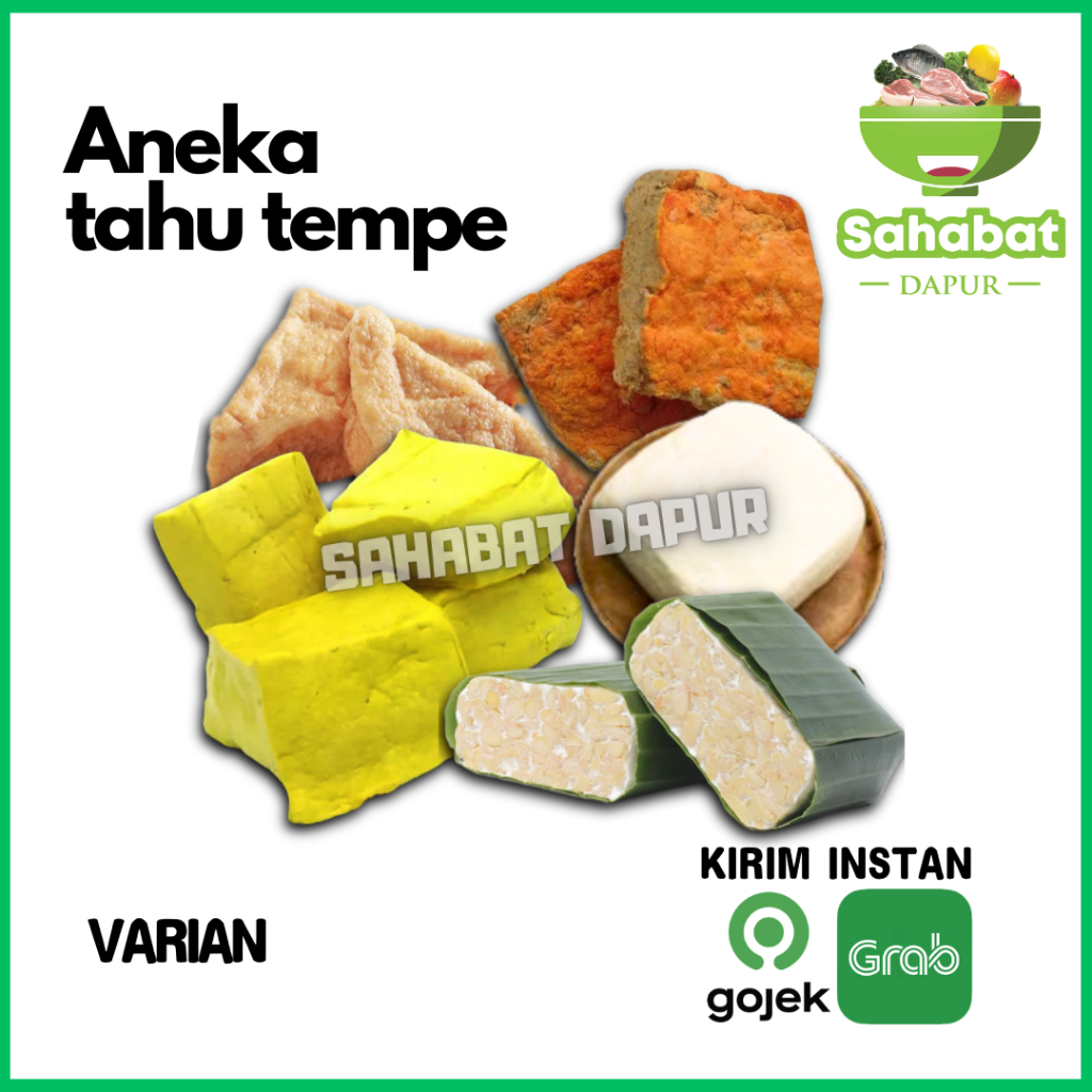 

Aneka Tahu Tempe Segar - Sahabatdapur