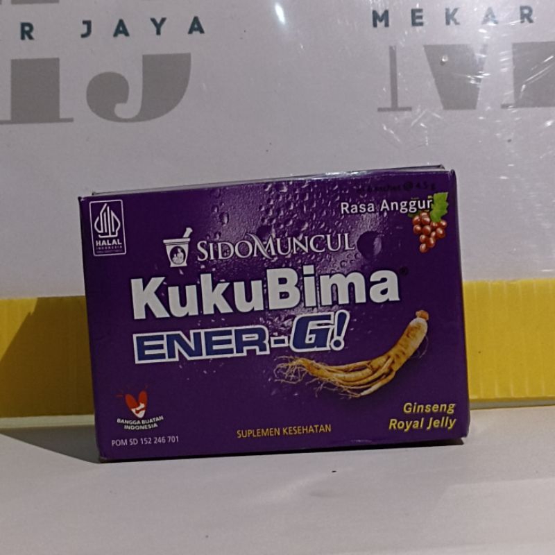 

Kukubima energi Sidomuncul suplemen kesehatan rasa anggur