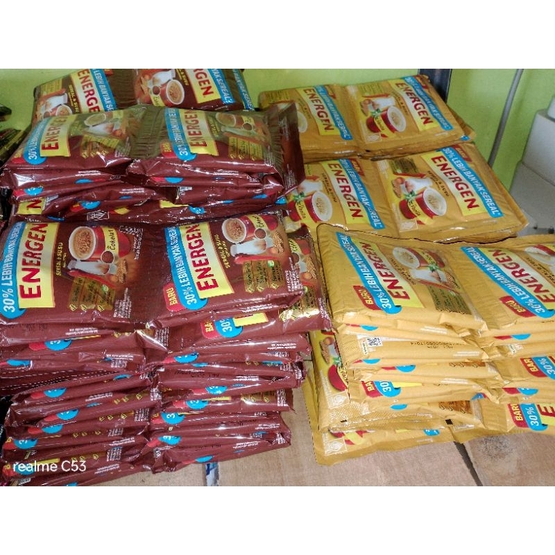 

Energen coklat dan vanila