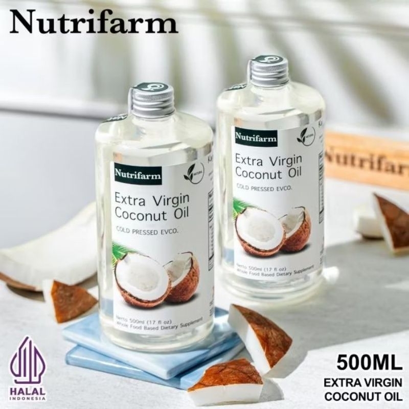 

(500 ml) VCO extra virgin coconut oil / minyak kelapa asli