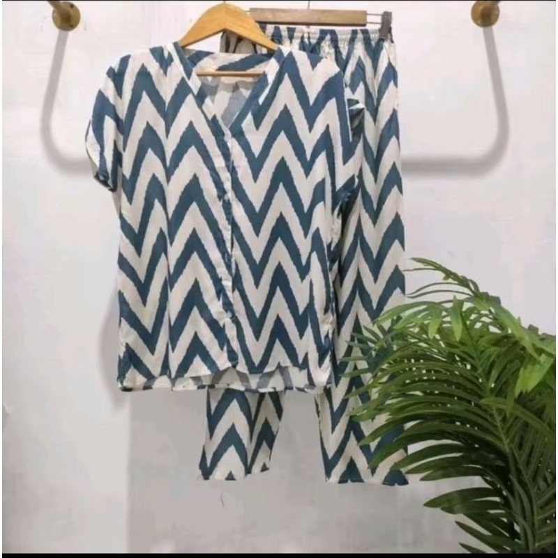 babydoll kerah v panjang