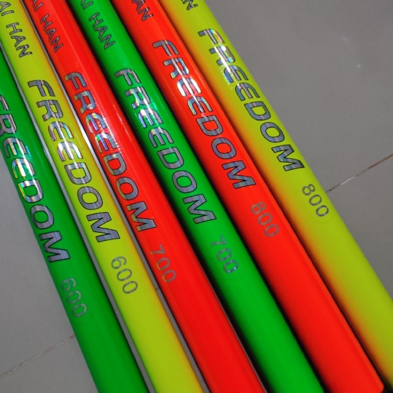 Joran Giant Flag Kuat Tegek Ikan Gabus Kaku Solid 8, 7, 6, 5 Meter Diameter besar kuat Tongkat Bende