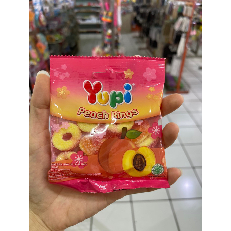 

yupi peach rings 45g - yupi peach ring