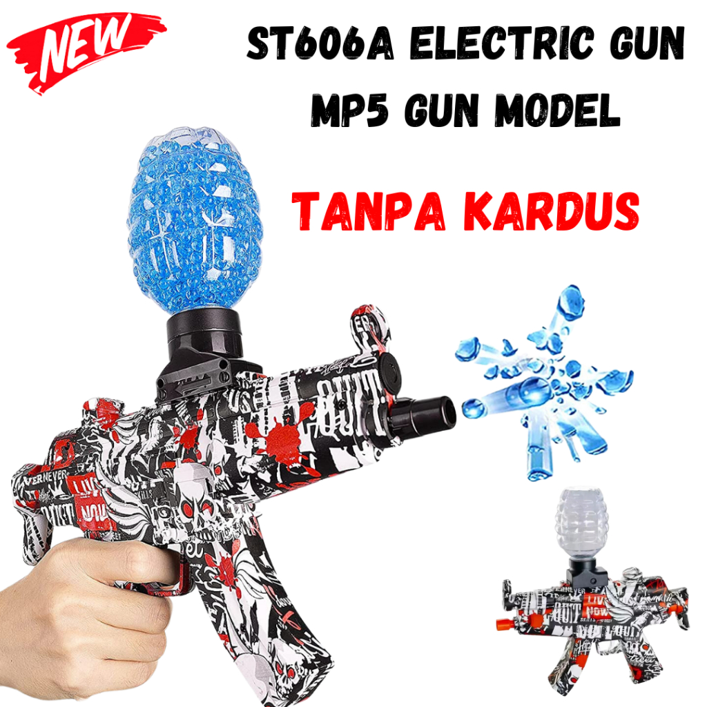 Water Gel Blaster Electric / Electric Gun MP5 Model / mainan pistol peluru gel tembakan water beads