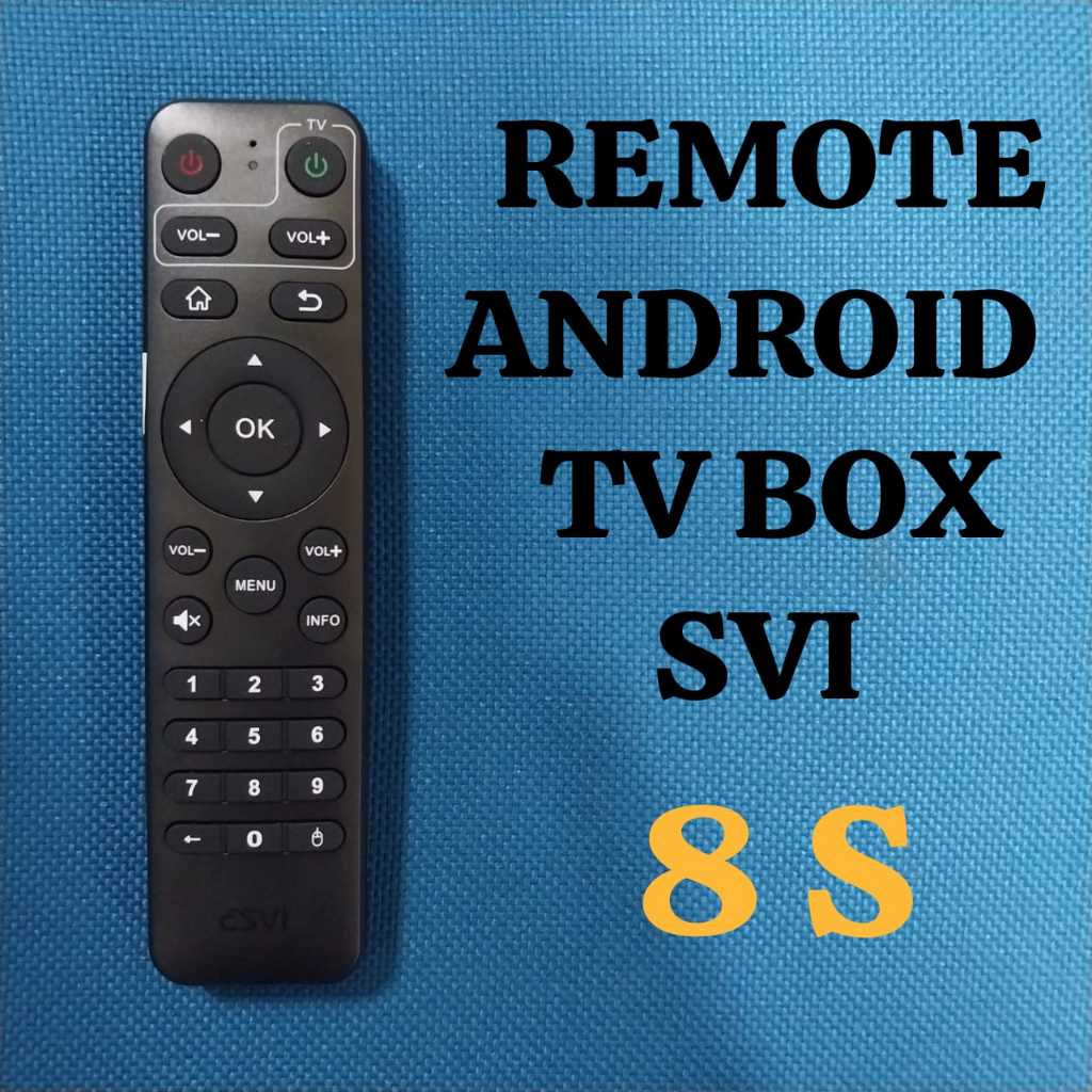 Remote svicloud 8s android tv box remote non voice svi 8s