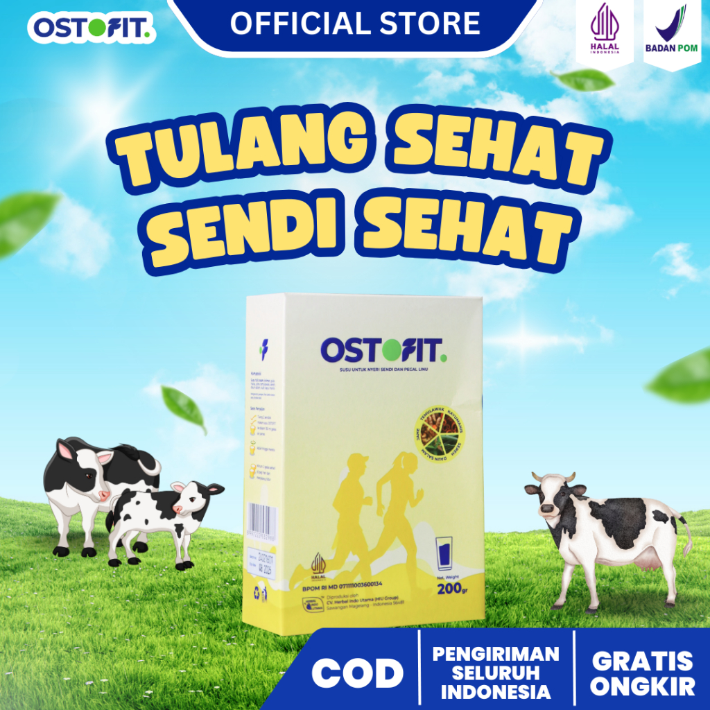 

Susu OSTOFIT - Susu Tinggi Kalsium Menjaga Tulang Kuat dan Otot Kuat
