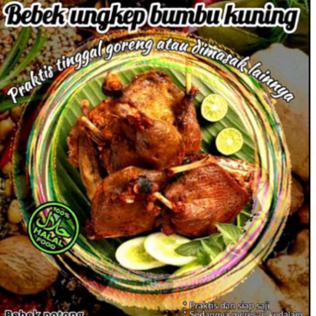 

Ayam Ungkep Bebek Ungkep Paru Ungkep dan Lele Bumbu Kuning Perbox Thinwall