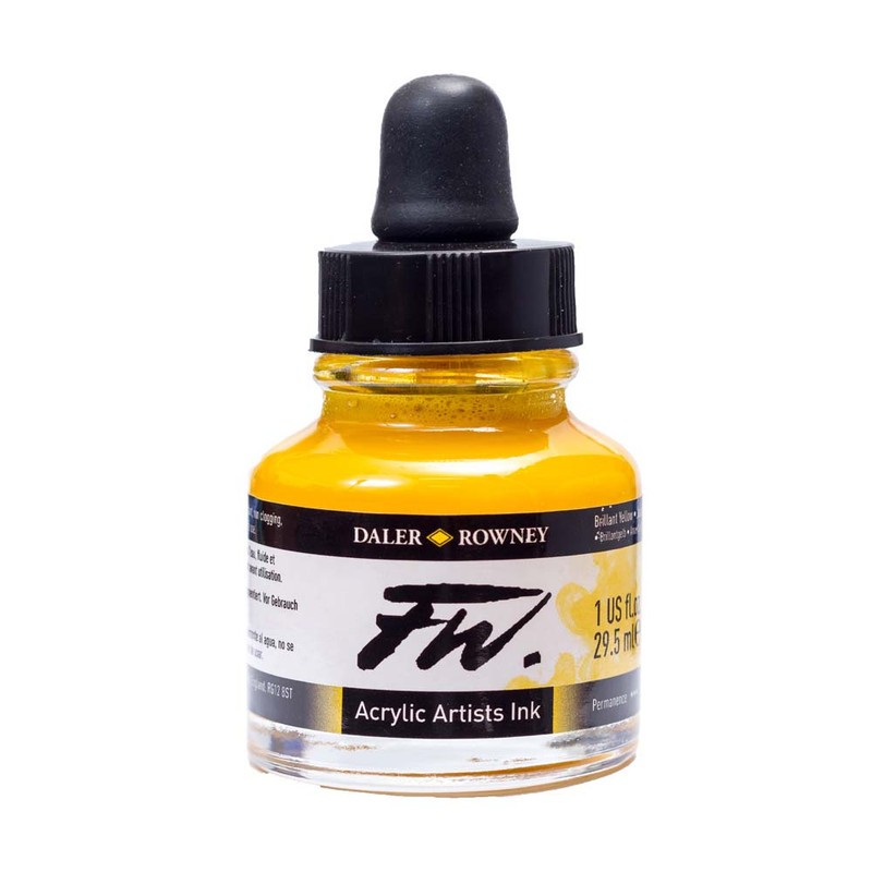 

Daler Rowney Fw Ink 29.5Ml Yellow Series