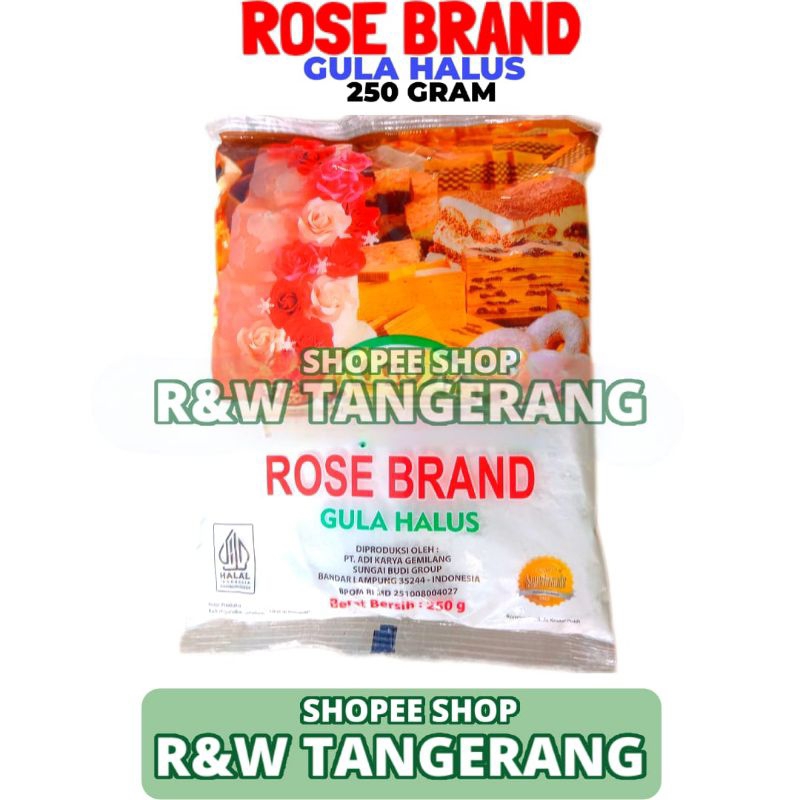 

Rose Brand Gula Halus Kemasan 250gr