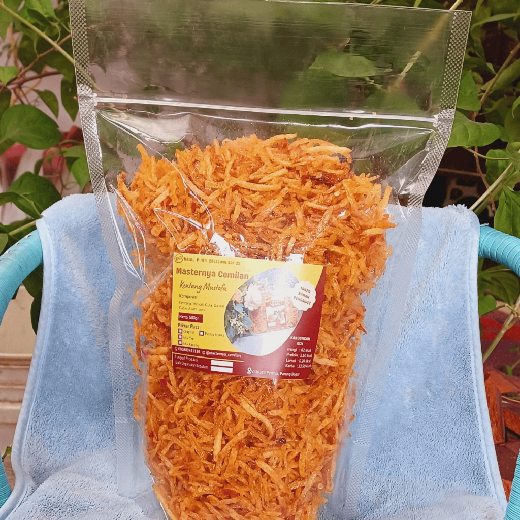 

MC Kentang Mustofa Keripik Kentang |Kering Kentang Mustofa 500gr Pedas Manis Gurih