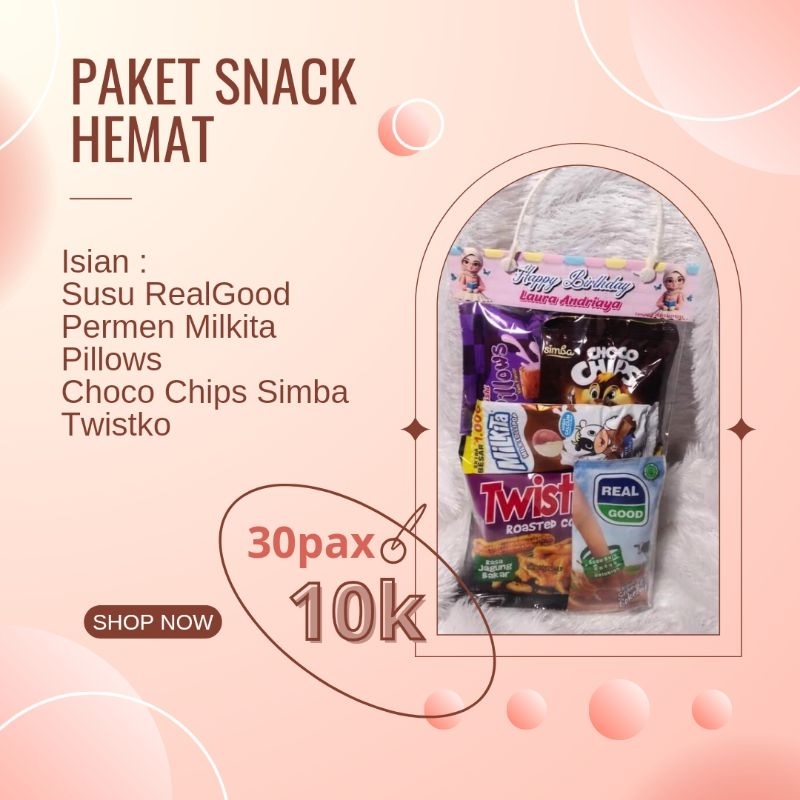 

PAKET SNACK ULTAH HEMAT