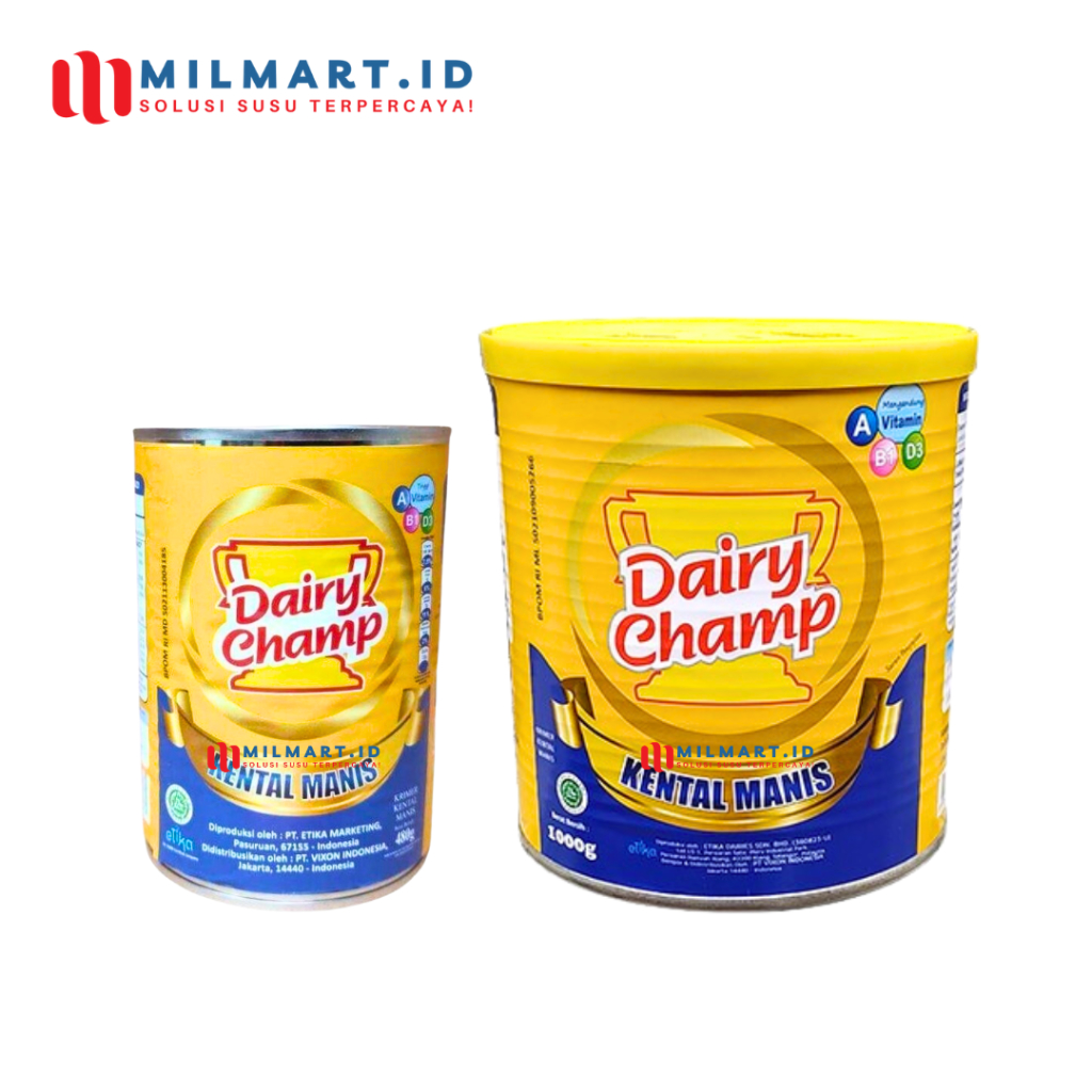 

DIARY CHAMP SUSU KENTAL 480G/1000G SUSU KENTAL MANIS DIARYCHAMP KALENG SWEETENED CREAMER